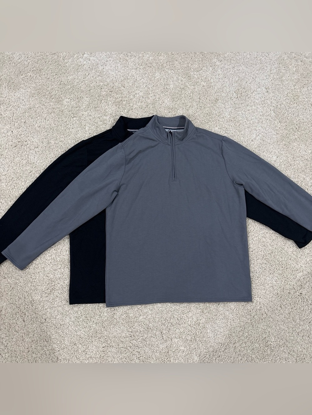 Bundle of 2 Men’s Original Weatherproof Vintage Collared Sweatshirts Size XXL